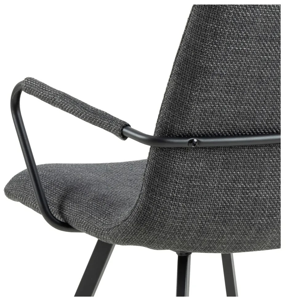 Sötétszürke étkezőszék szett 2 db-os Selina – Actona