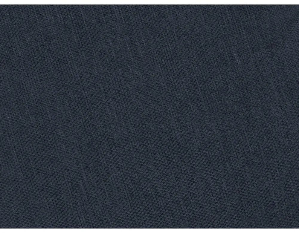 Sötétkék kinyitható-tárolóhelyes sarokkanapé (jobb oldali-L alakú) Fuji – Bobochic Paris