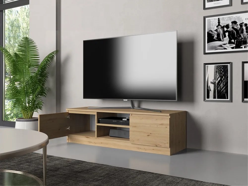Aldabra RTV120 TV állvány, 120x36x40 cm, tölgy