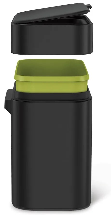 Matt fekete komposztálható hulladék gyűjtő 4 l – simplehuman