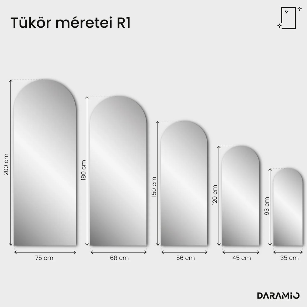 Íves tükör Pure R1