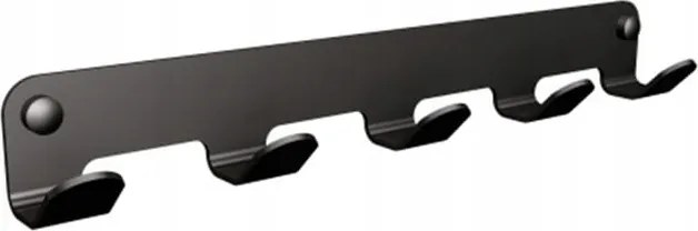 Akasztó 5 okasztós rozsdamentes acél fekete Andex Technic 346NG