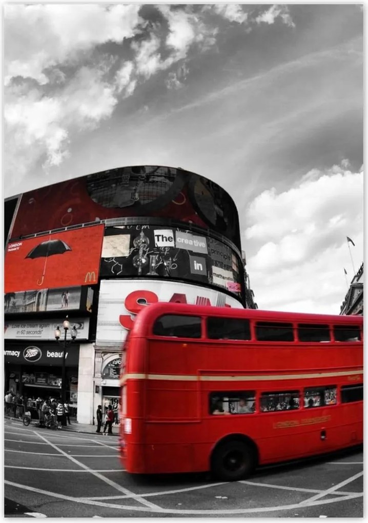 Poszterek 70x100 Vörös London