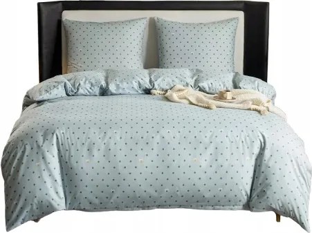 Ágynemű garnitúra 140x200 2 párnahuzattal 70x80 Ágyneműhuzat Zöld pöttyös