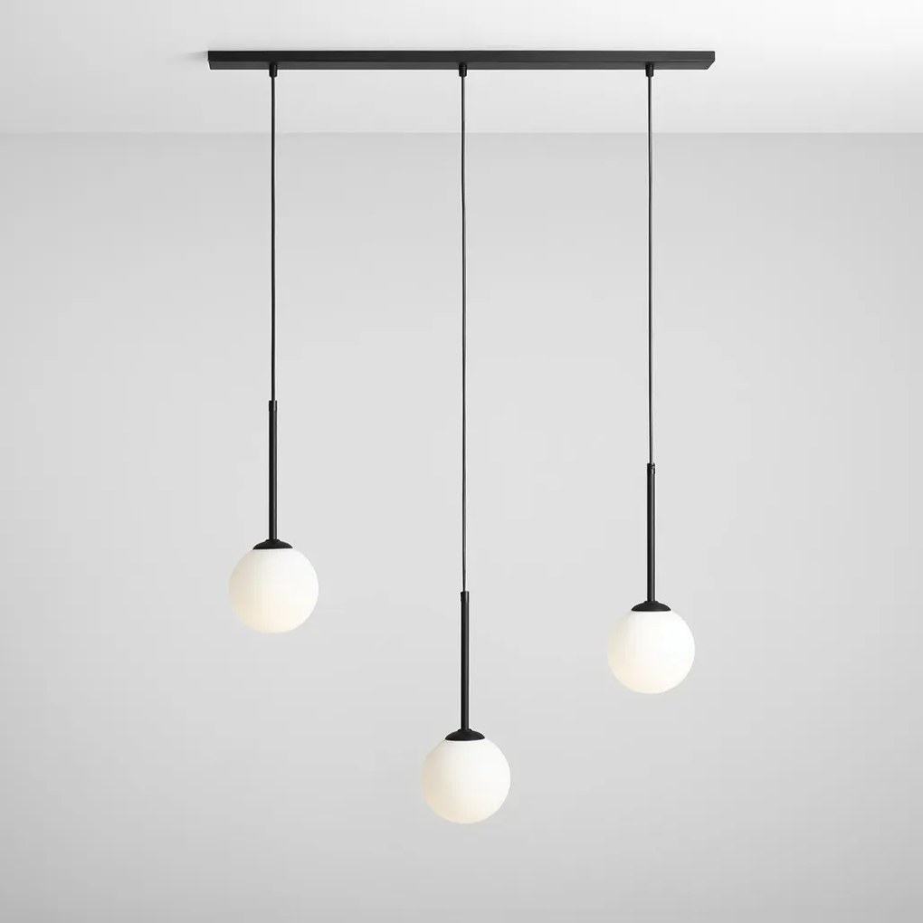 ALDEX 1087E_1 BOSSO Többágú Függesztett Lámpa Fekete E14 IP20