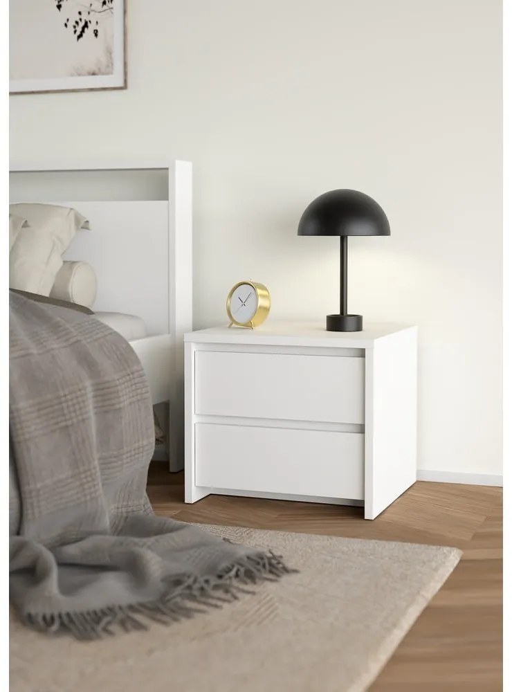 Fehér éjjeliszekrény Next – Tvilum