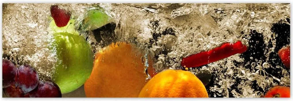 Poszterek 200x66 Gyümölcsök a vízbe esve