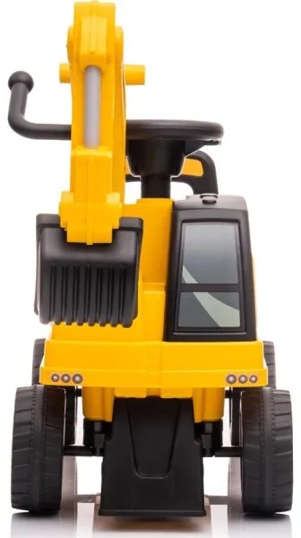 Push autó kotrógép CAT 2xAA sárga/fekete