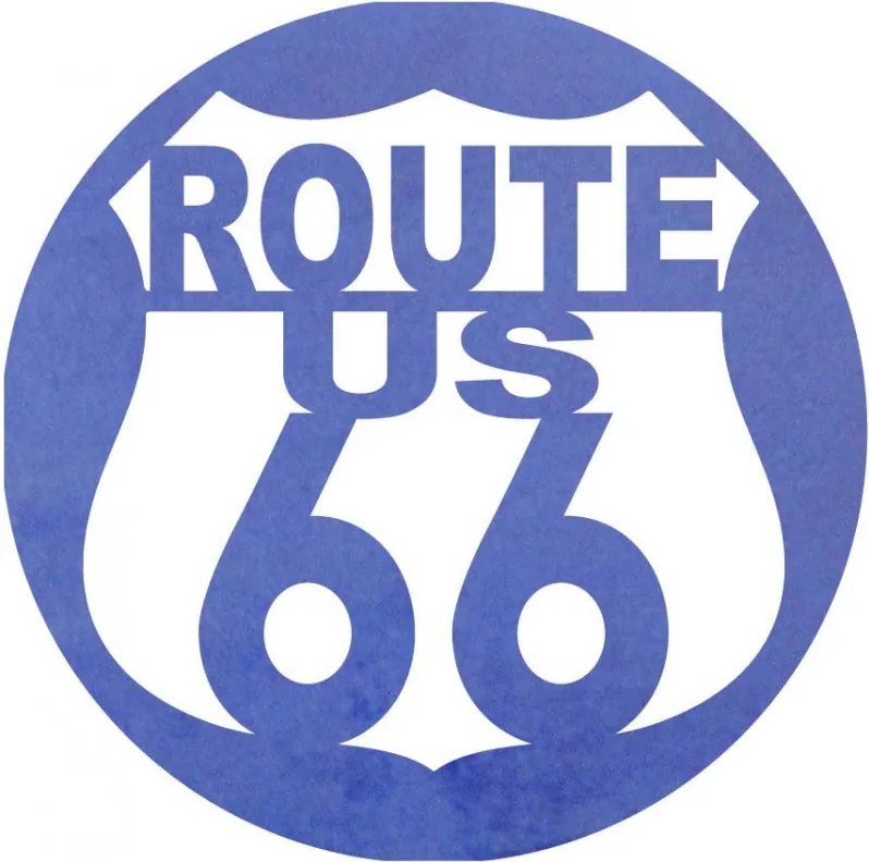 Fából készült falikép U.S. ROUTE 66