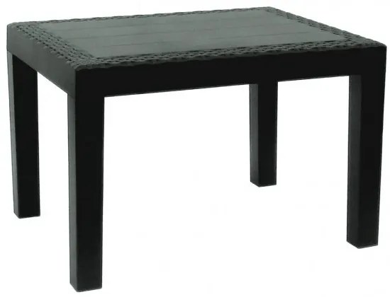 JACK RATAN kerti műanyag asztal antracit színben