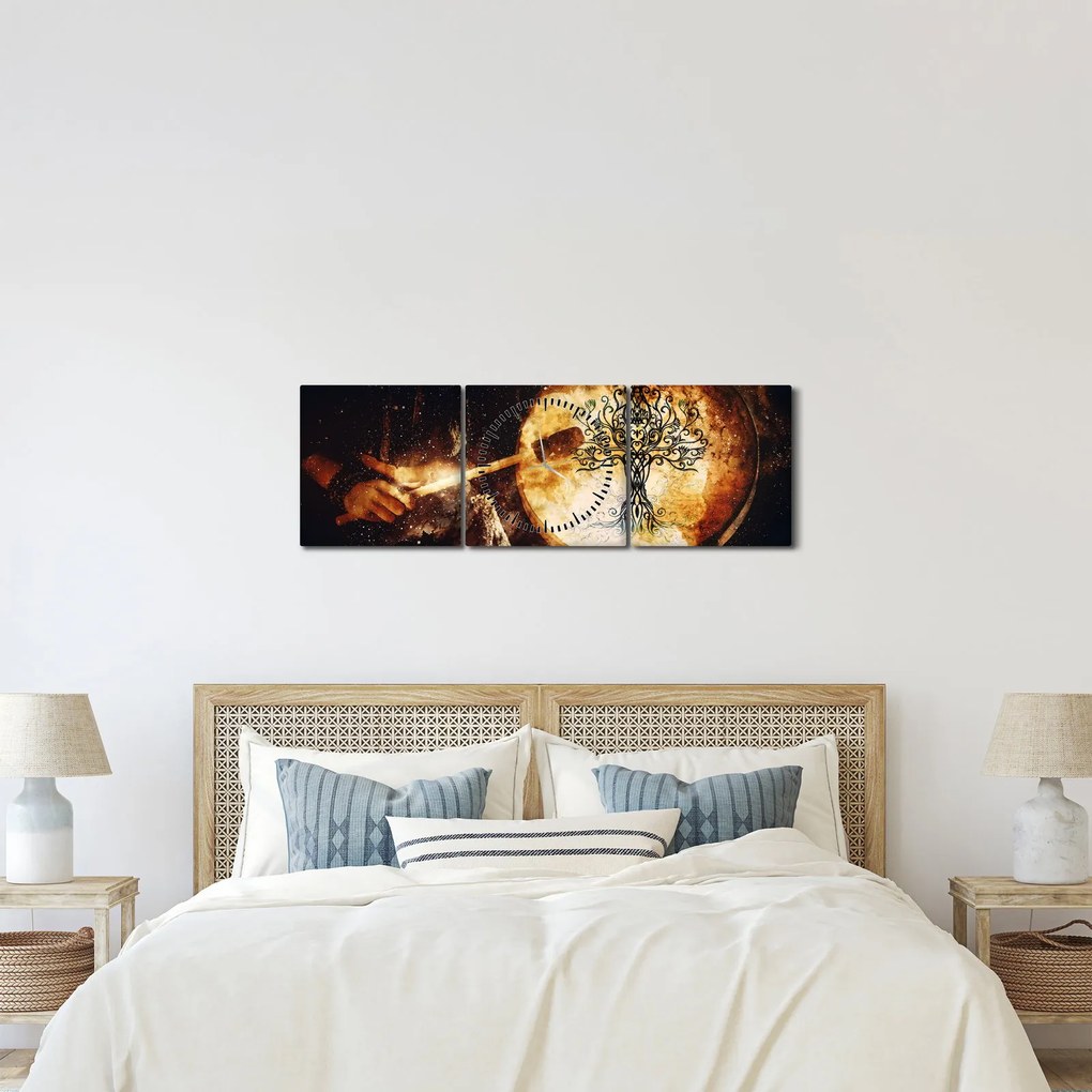 Kép - A titokzatos életfa (órával) (90x30 cm)