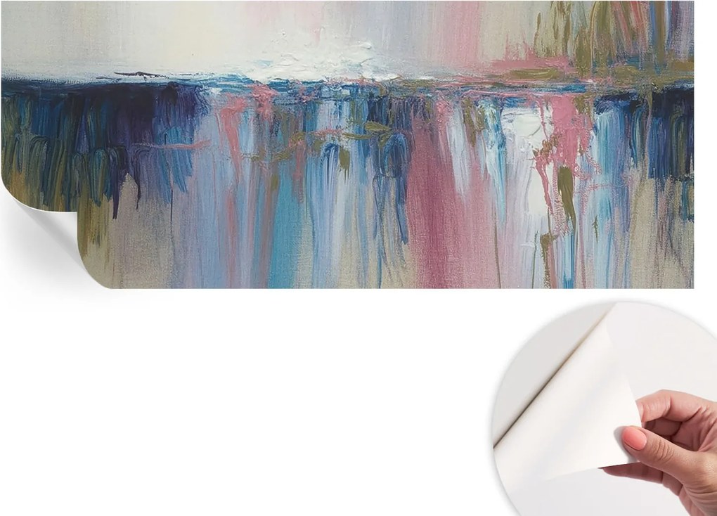 Öntapadós fali fotótapéta Hálószobába Színes absztrakt 250x104