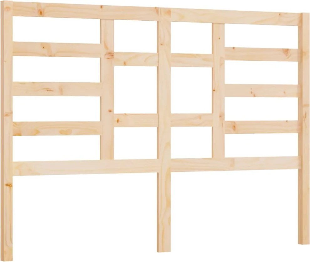 vidaXL tömör fenyőfa ágyfejtámla 146 x 4 x 104 cm