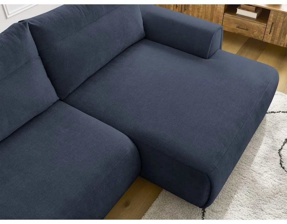 Sötétkék sarokkanapé Aden – Bobochic Paris
