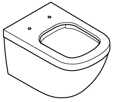 GROHE 39328000 - Falra szerelhető WC EURO CERAMIC 540 × 374 mm kerámia/fehér