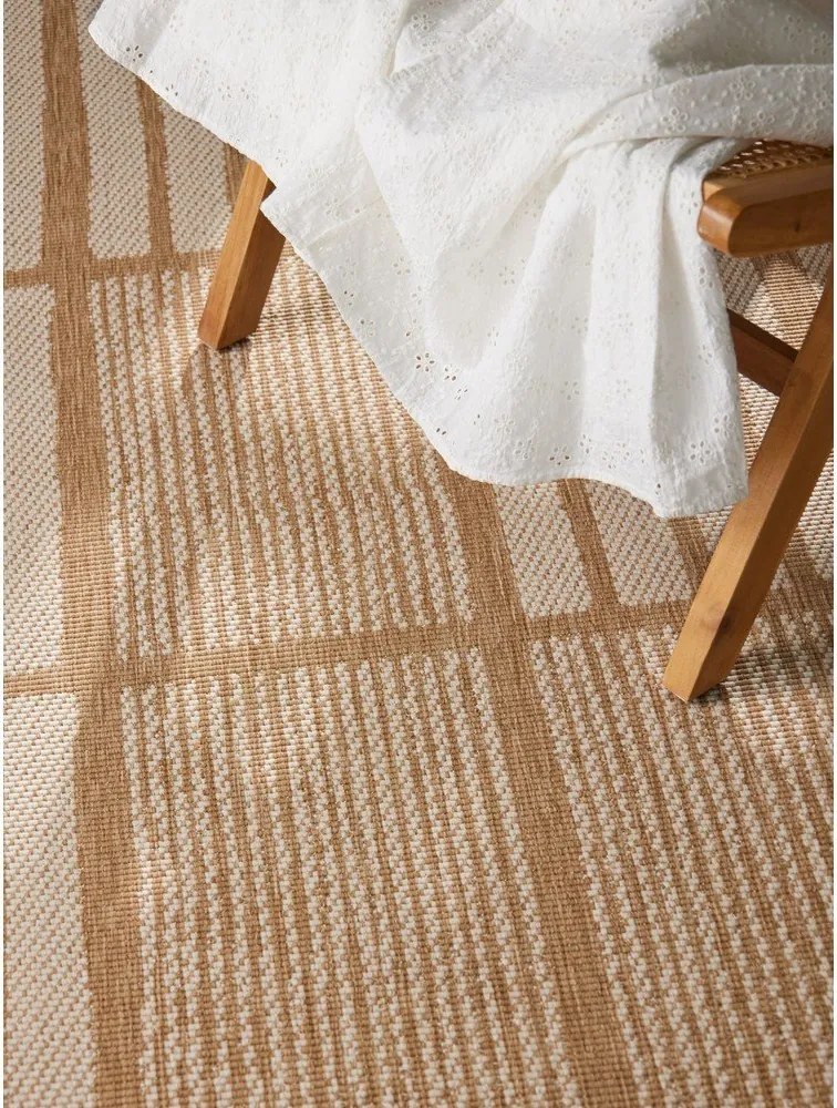 Krémszínű-natúr színű kültéri-beltéri szőnyeg 160x230 cm Haringey Allington – Ted Baker