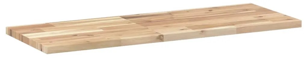 2 db kezeletlen tömör akácfa függőpolc 100 x 30 x 2 cm