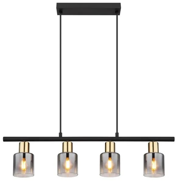 Globo 54310-4H - Csillár zsinóron HOLLSY 4xE14/25W/230V