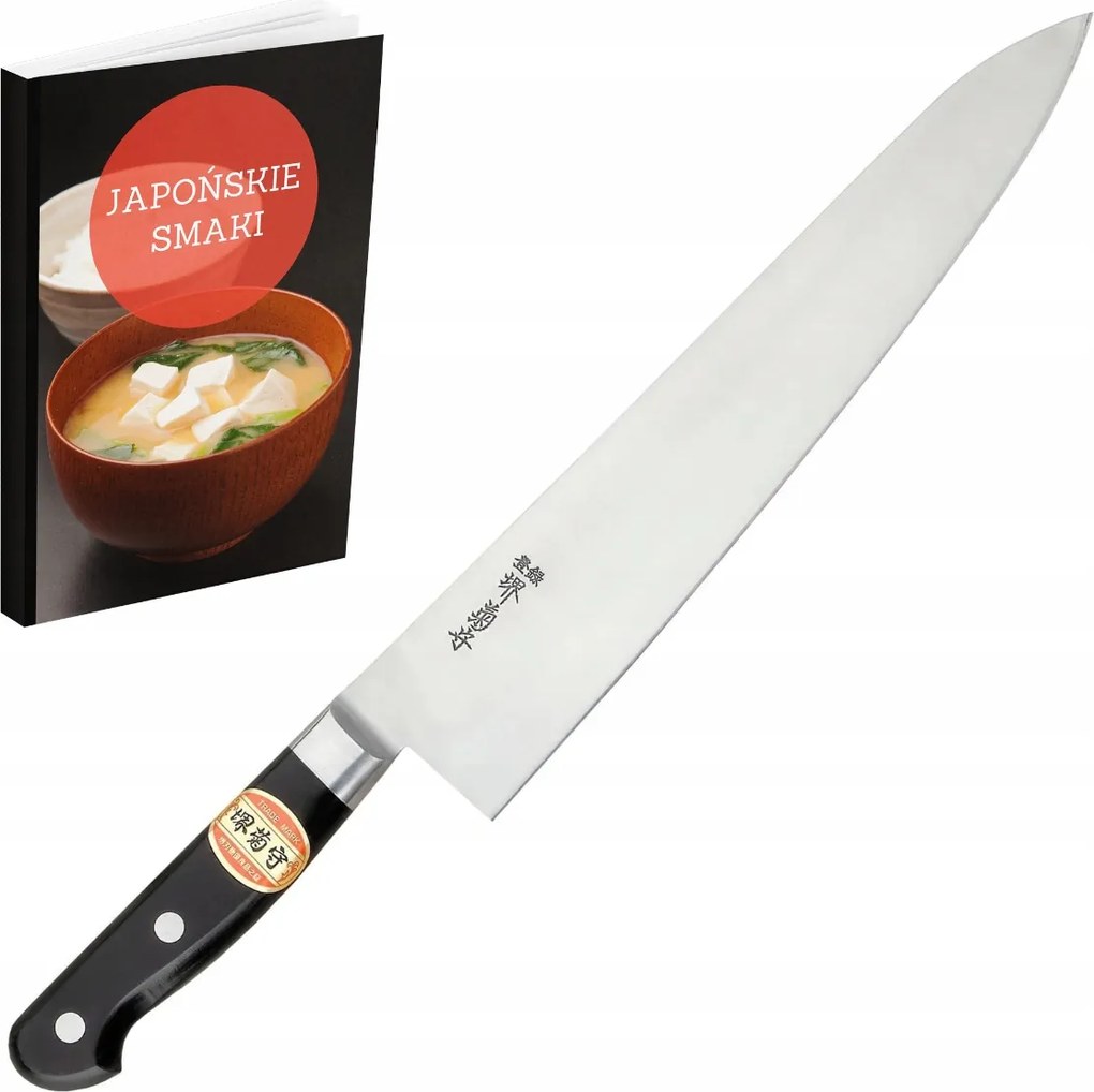 Sakai Kikumori Nihonko Gyuto 27 cm kovácsolt japán szakácskés