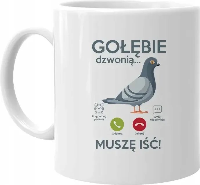 Bögre A galambok csengetnek Ajándék Galambásznak