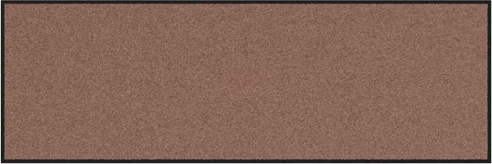 vidaXL Ajtószőnyeg Barna és fekete 60 x 180 cm Polipropilén és vinil