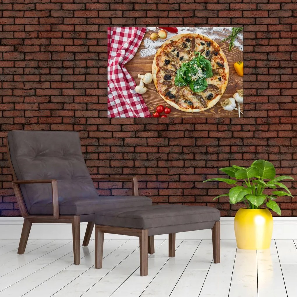 Pizza képe (90x60 cm)