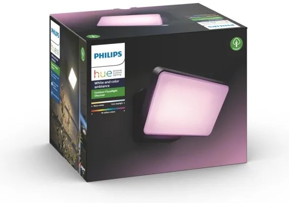 Philips 17435/30/P7 -LED RGB Kültéri reflektor Hue DISCOVER 2xLED/15W/230V IP44