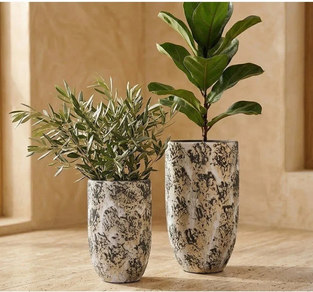 Kerámia kézzel készített virágcserép ø 19 cm Barreiro – Ego Dekor