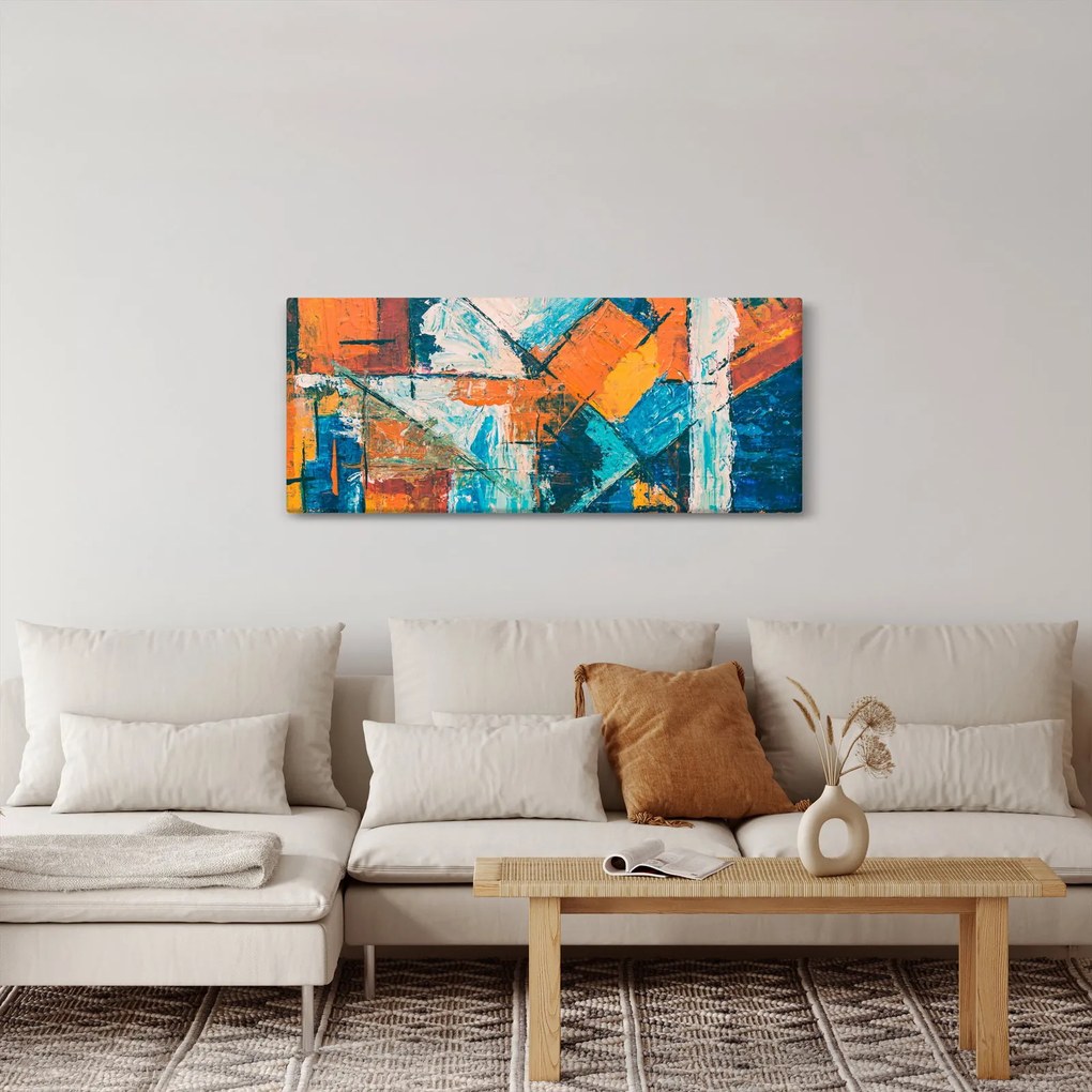 Kép - Absztrakció (120x50 cm)