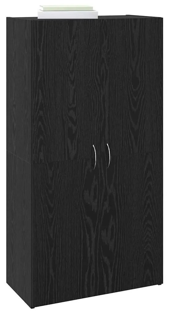 Irodai szekrény polcokkal Musta tammi 60 x 32 x 115 cm Faanyag