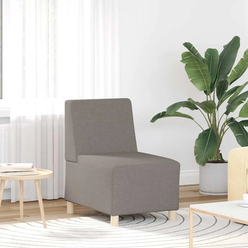 tópszínű szövet kanapéfotel 55 cm