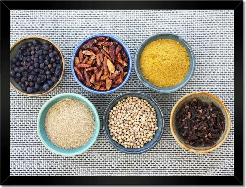 Poszterek keretben 40x30 Természetes fűszerek