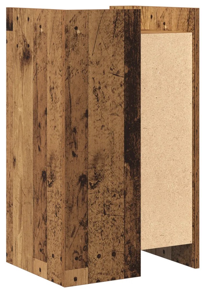 Oldalbufé Régi Fa 45x35x75 cm Műanyagfa