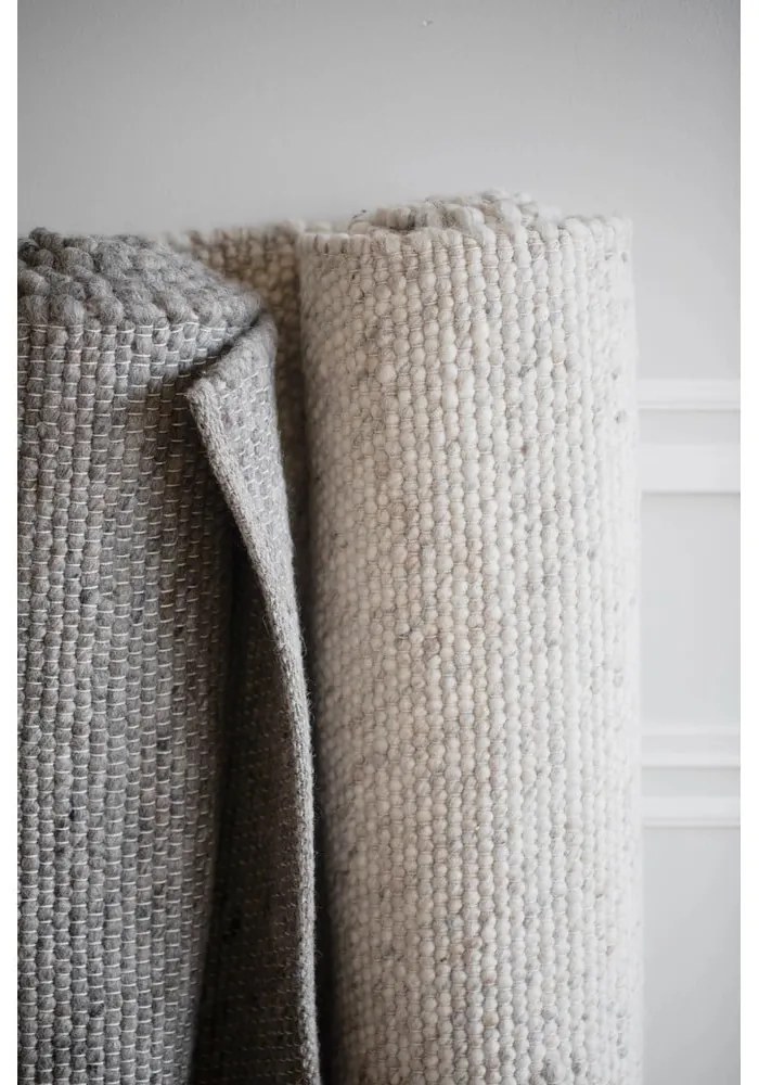 Szürke gyapjú szőnyeg 290x200 cm Auckland - Rowico