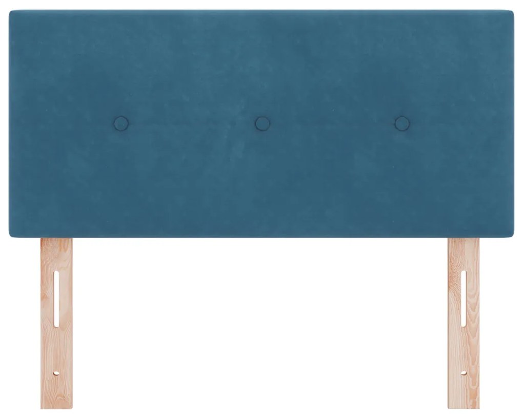 Fejtámla LED -es lámpákkal fejtámlával Kék 80 cm Bársony