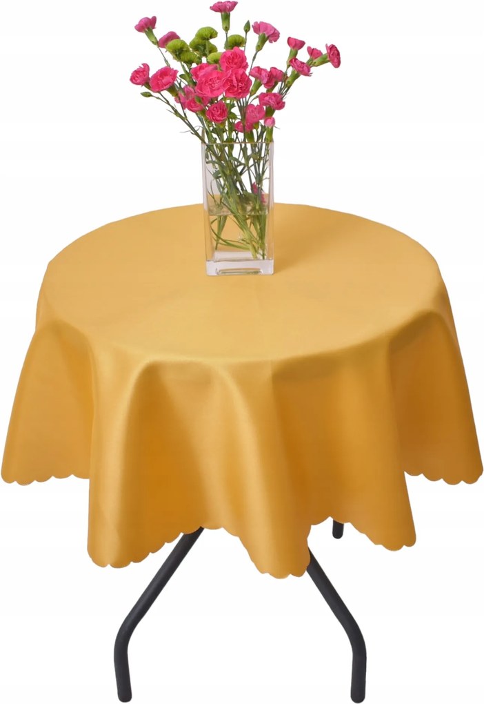 Abrosz Foltálló Sima Kerek Mustár 80 CM