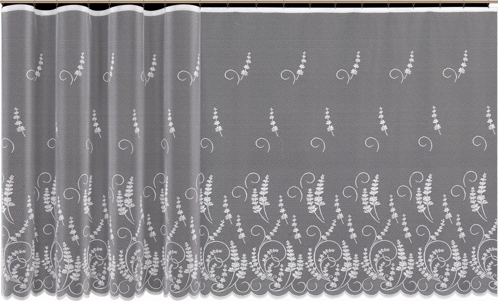 Mg Függöny 14589 Levendula jacquard 300x160 szalaggal