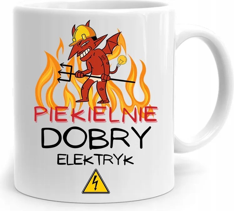 Villanyszerelő Bögre Pokolian Jó Villanyszerelő fényképes nyomtatással