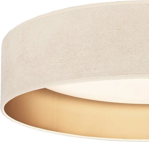 Brilagi-LED mennyezeti lámpa VELVET SIMPLE LED/24W/230V 4000K Ø 45 cm krém/arany