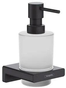 Hansgrohe AddStoris szappanadagoló tartóval fekete matt színben 41745670