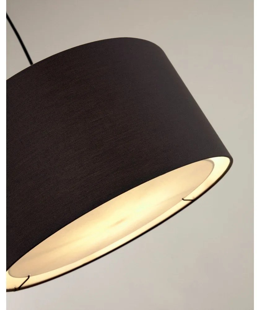 Fekete lámpabúra ø 50 cm Santana – Kave Home