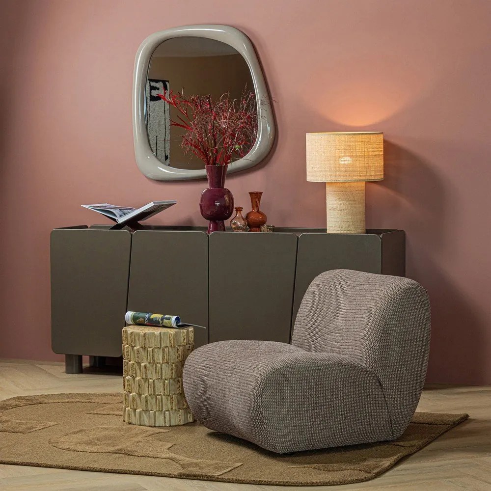 Kerámia kerek tárolóasztal ø 35 cm Axu – WOOOD