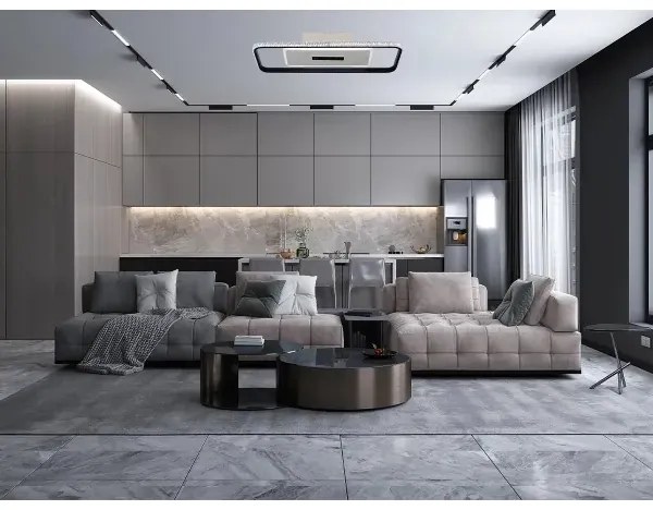 LED Dimmelhető lámpa LED/75W/230V 3000-6500K fehér/fekete + távirányítás