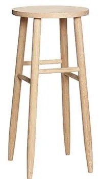 Natúr színű bárszék tölgyfa dekorral (ülésmagasság 72 cm) Acorn – Hübsch