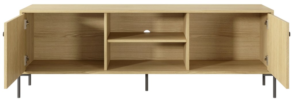 TV asztal/szekrény Scandia 153 2D (scandi tölgy + scandi fenyő). Akció -15%. 1071390