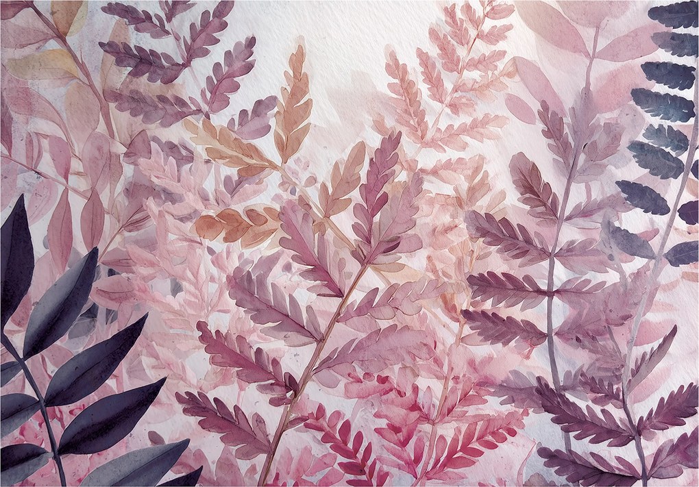 Fotótapéta Páfrány Levelek Természet Hálószoba Nappali Tapéta Flizelina 150x105