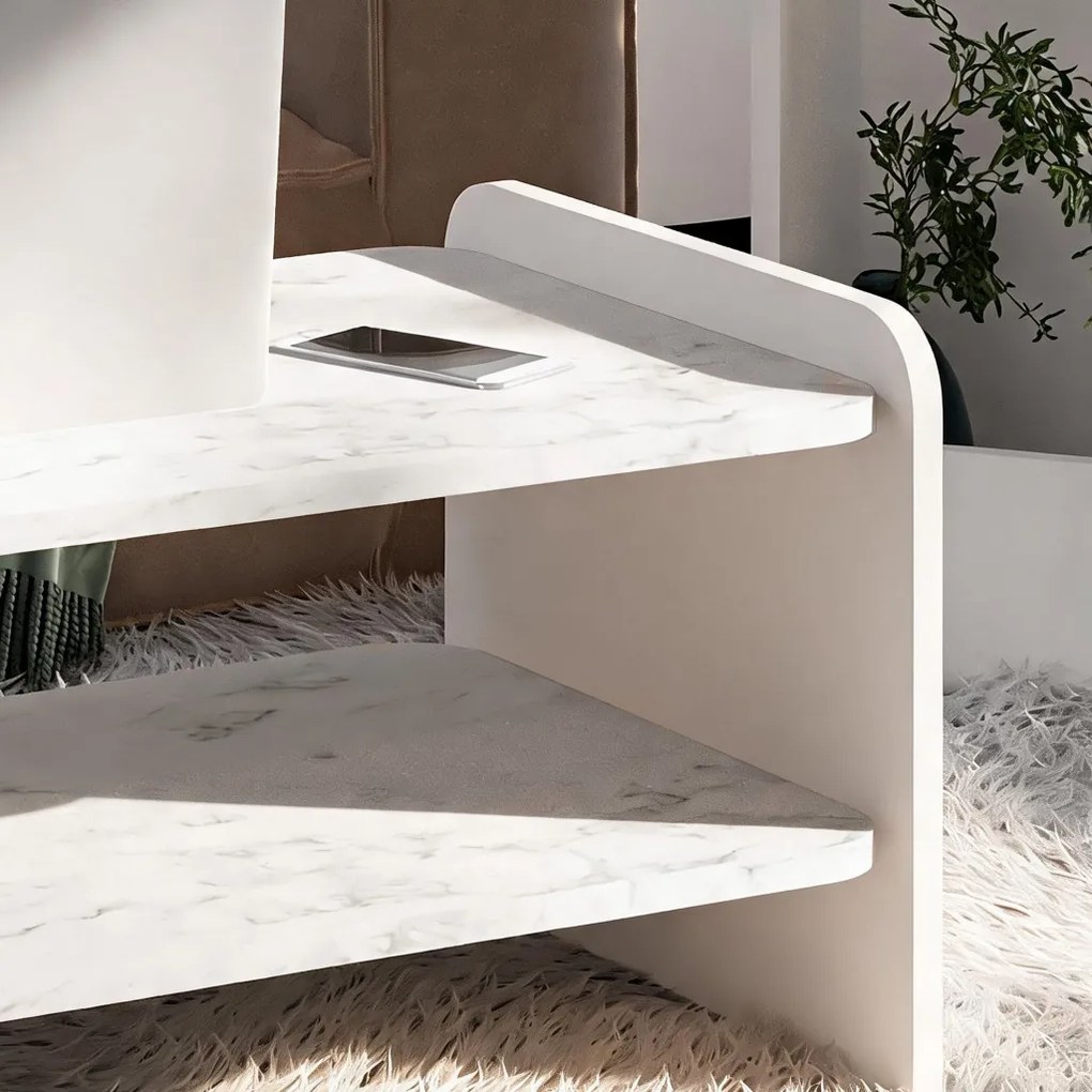Amon - White, Marble