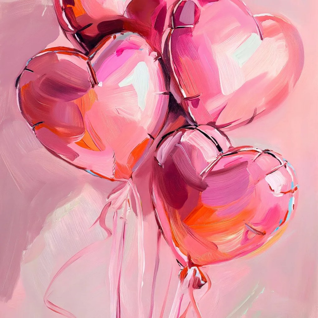 Poszter 20x20cm Szerelem a levegőben