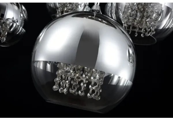 Maytoni P140-PL-170-5-N - Csillár zsinóron FERMI 5xE27/60W/230V króm