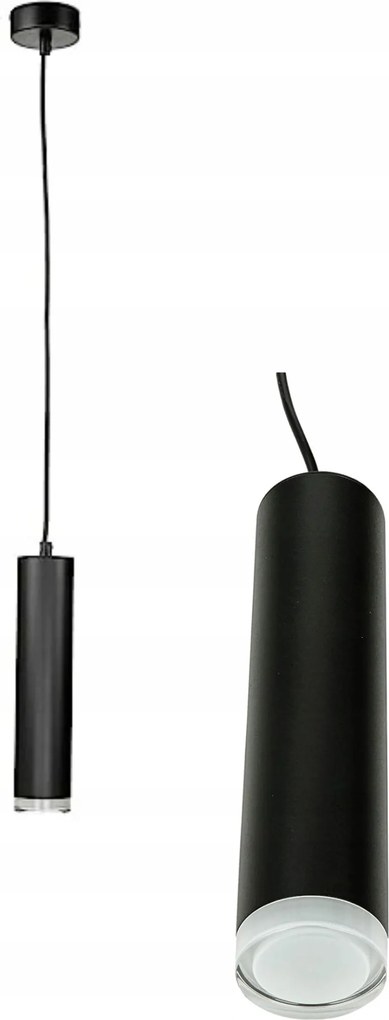 Led Függő Lámpa Fekete Csillár 100cm E27